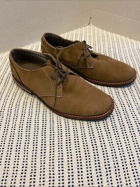 Original Penguin Waylon Oxfords light brown nubuck leather/suede upper 11.5 / 12